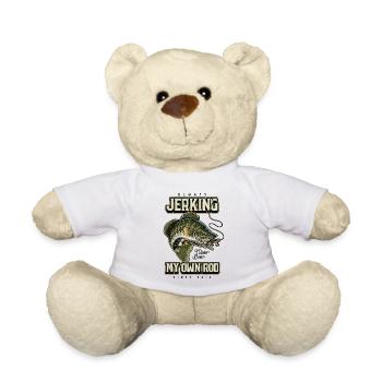 Always Jerking My Rod Funny Fishing Born 2012 - Teddy Bear - white - Front