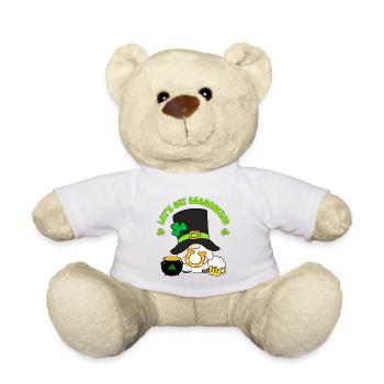 On va se faire t-shirt Leprechaun Shamrocked - Nounours - blanc - Devant