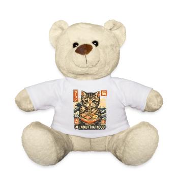 Cat Ramen - Teddy - Weiß - Vorne