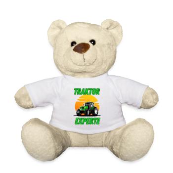 Traktor Experte - Teddy - Weiß - Vorne