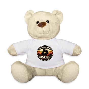alles was ich brauche bist du, valentinstag - Teddy - Weiß - Vorne