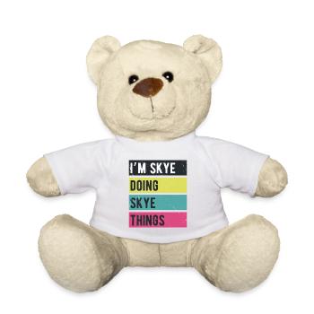 Ich bin Skye, mache Skye-Dinge Retro-Farben - Teddy - Weiß - Vorne