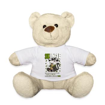 Lustiges Skuncle Outfit - Geschenk für Onkel - Teddy - Weiß - Vorne