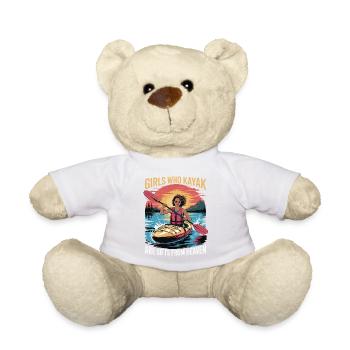 Cadeaux Girls Who Kayak Heaven Design - Nounours - blanc - Devant