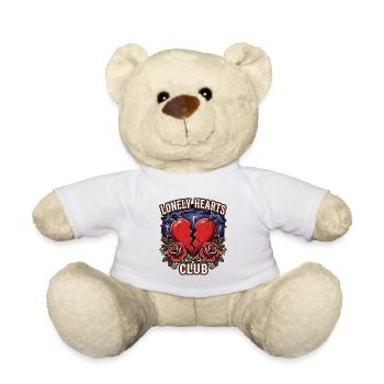 Lonely Hearts Club – Broken Heart Tattoo Design - Teddy - Weiß - Vorne