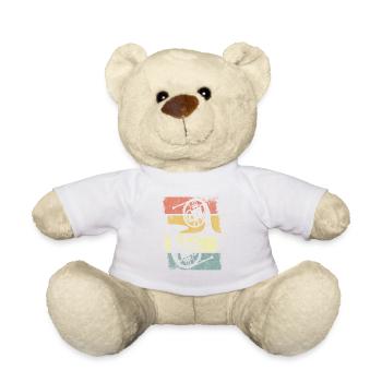French Horns Drawing - Teddy Bear - white - Front