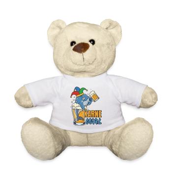 Karnewal - Wal mit Bierkrug - Teddy - Weiß - Vorne