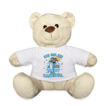 Ich bin ein Karnewal-Wal - Teddy - Weiß - Vorne