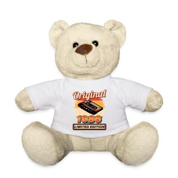 Original 1986 Limited Edition Retro - Teddy - Weiß - Vorne