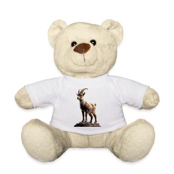 Capricorn Goat Alpine Ibex Capricorn Goats - Teddy Bear - white - Front