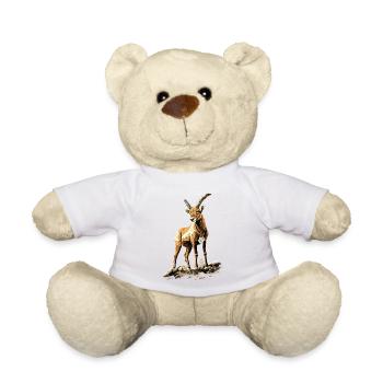 Capricorn Goat Alpine Ibex Capricorn Goats - Teddy Bear - white - Front