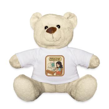 Hold On I've Got A Prompt For That - Mädchen - Teddy - Weiß - Vorne