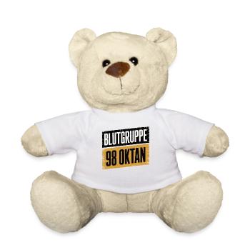 Groupe sanguin 98 octane - Conception de l’essence - Nounours - blanc - Devant
