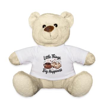 Cozy Reading Brew Coffee Glasses Buch - Teddy - Weiß - Vorne
