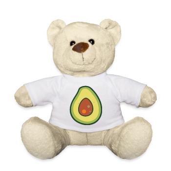 Avocado Vibe Design - Teddy Bear - white - Front