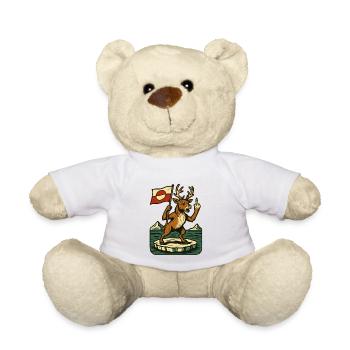 Greenland Shirt Reindeer Caribou - Teddy - Weiß - Vorne