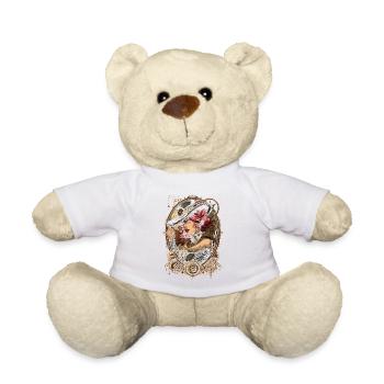 Femmes Steampunk Magnifiques Steampunk - Nounours - blanc - Devant
