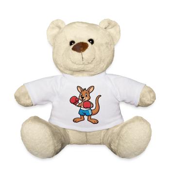 Känguru-Boxer - Teddy - Weiß - Vorne