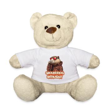 Groundhog Enthusiast Sunglasses - Teddy Bear - white - Front