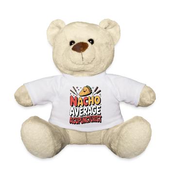 Acupuncture Chinese Medicine Health - Teddy Bear - white - Front