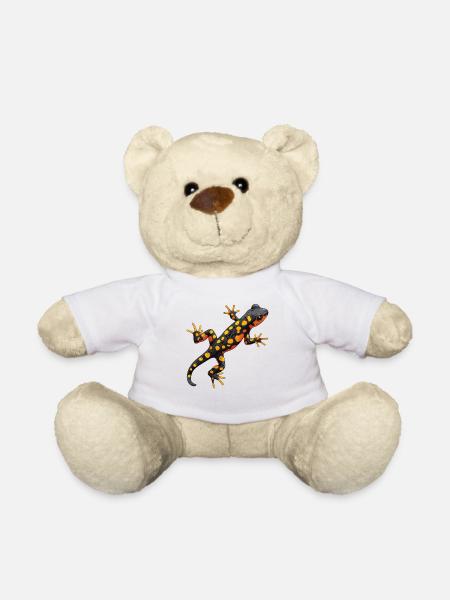Feuersalamander Salamander - Teddy - Weiß