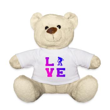 Skateboarding style for every occasion - Teddy Bear - white - Front