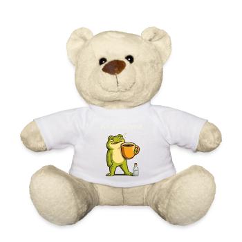 Frosch Na zdrowie Kaffee & Wodka Humor - Teddy - Weiß - Vorne
