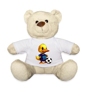 Duckling Football - Teddy Bear - white - Front