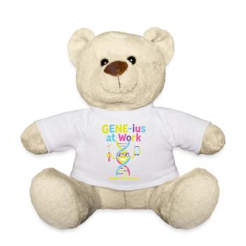 GENE ius at work Science Humor - Teddy Bear - white - Front