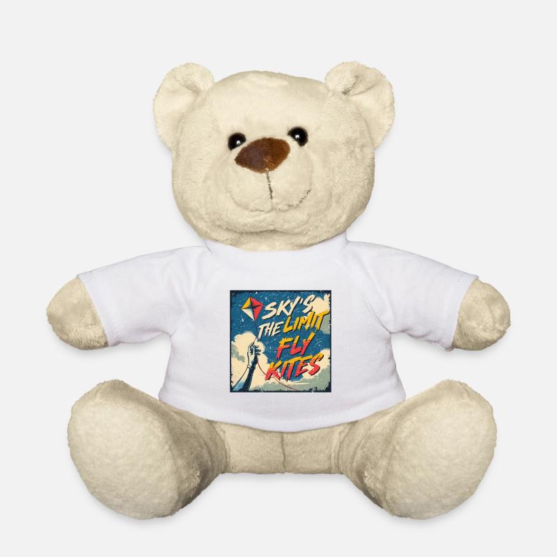 Drachen Drachensteigen - Teddy - Weiß