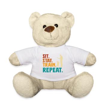 Dog trainer - Teddy Bear - white - Front