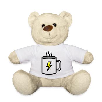 Starker Kaffee Tasse Strom - Teddy - Weiß - Vorne