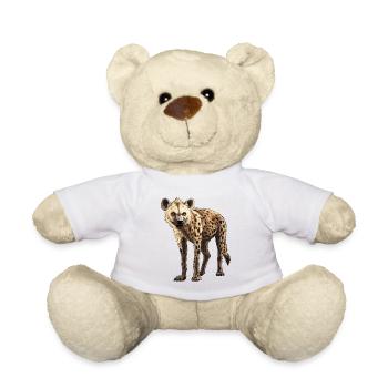 Hyänenblick im Dämmerlicht - Teddy - Weiß - Vorne
