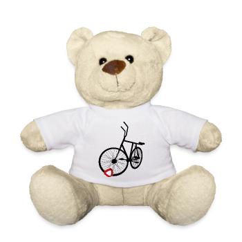 Radball, Cycleball, Hallenradsport - Teddy - Weiß - Vorne
