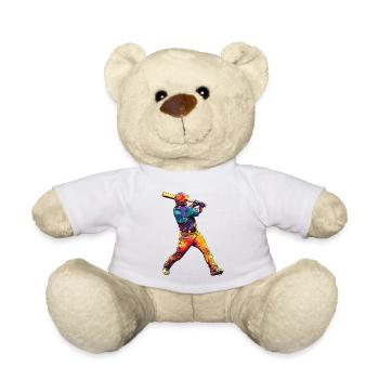Baseball Strike - Teddy Bear - white - Front