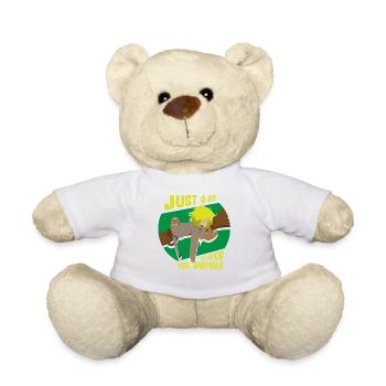 Faultier junge Männer Zoo Tiere Tierpark - Teddy - Weiß - Vorne