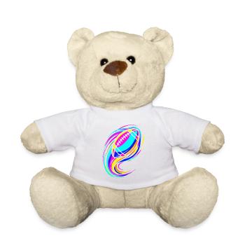 American football - Teddy Bear - white - Front