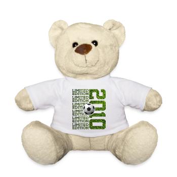 LIMITED EDITION 2010 FUßBALL 16. GEBURTSTAG - Teddy - Weiß - Vorne