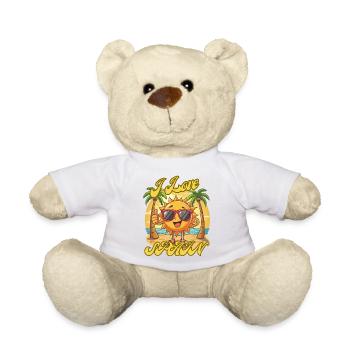 I Love Spain Sun Beach Cartoon - Teddy - Weiß - Vorne