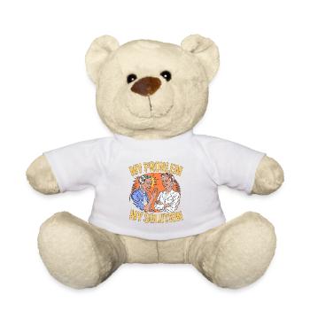 Retail Pharmacist My Problem My Pictogram Mom Dad - Teddy - Weiß - Vorne