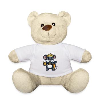 Mouse Beer King - Teddy Bear - white - Front