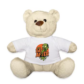 The Day After Zombie Party Splatter - Teddy Bear - white - Front