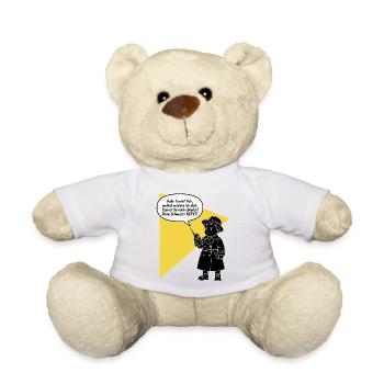 Hello aunt - pick up? Your sister is funny annoying - Teddy Bear - white - Front