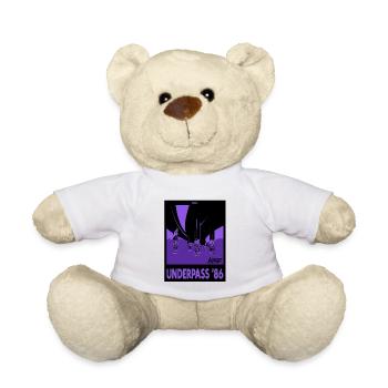Underpass Hip-Hop Bridge Graffiti 86 - Teddy Bear - white - Front