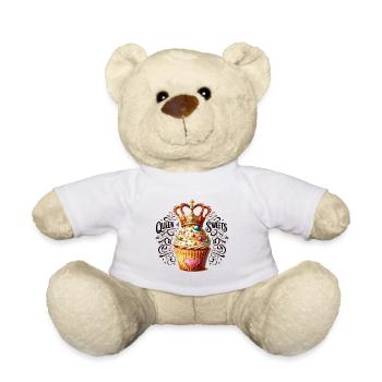Königin der Süßigkeiten Cupcake - Teddy - Weiß - Vorne