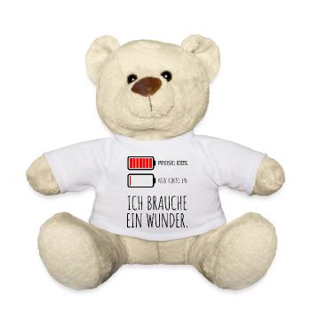 Preise 100% Mein Konto 1% - Teddy - Weiß - Vorne