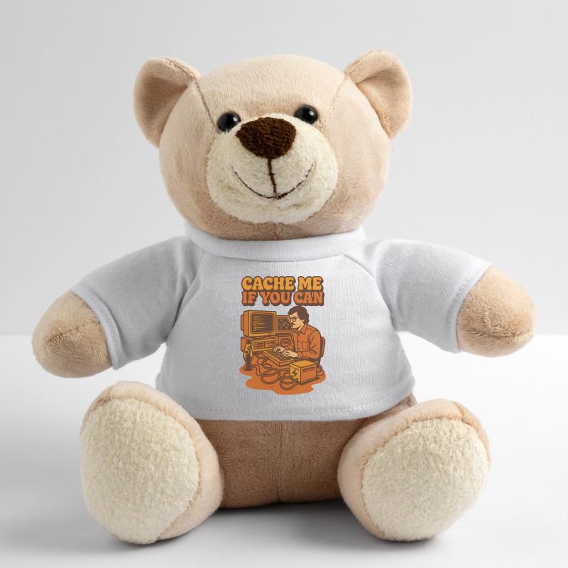 Cache mich, wenn du kannst | Coding Humor Teddy