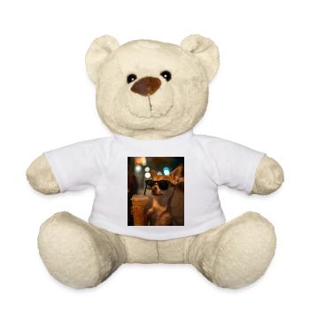 Chihuahua Nachtglanz Kaffee - Teddy - Weiß - Vorne