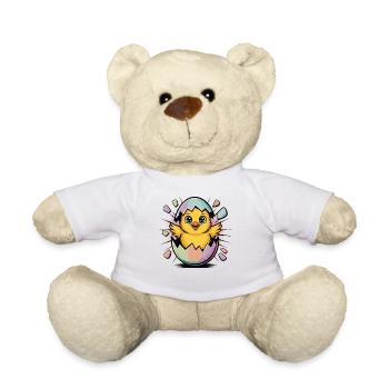 Motif de Pâques mignon – Poussin - Nounours - blanc - Devant