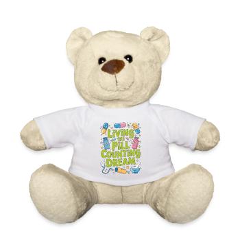 Pharmacist Student Living The Pill Pharmaceutical - Teddy - Weiß - Vorne